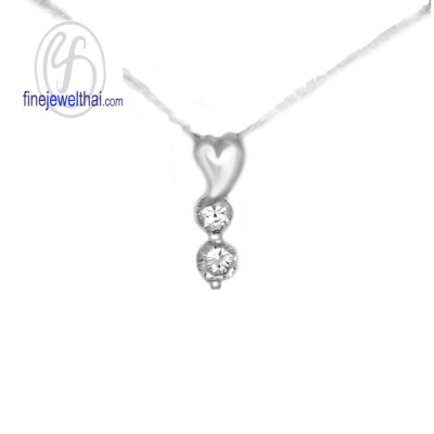 จี้เพชร จี้ทองคำขาว จี้เพชรแท้ - P1031DWG